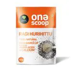 OneScoop Ragi Hurihittu 400g (Pack of 2) - Natural Superfood for Bone Health, High-Calcium, Fiber-Rich, Cooling - Versatile Health Mix for Nutritious Diet | Ragi Huri Hittu | Ragi Popped Flour
