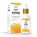 Healthvit D-Vitan Vitamin D3 2000 IU Liquid Drops - 30Ml
