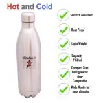 eKitchen Stainless Steel 750ml Hot and Cold Water Bottle | Flask