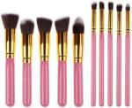 Crazy Girl Multicolor Makeup Brush Set (Pack Of 10)