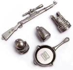 Blue Aura Totu Grey Metal Pubg Game Playerunknown S Battlegrounds Key Rings Key Chain (Pack Of 5)