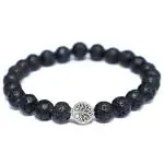 Crystal Divine Lava & Tree Charm Healing Crystal Bracelet For Woman 8mm Money Magnet Bracelet For Girls Crystal Bracelet For Men Friendship Gifts Hand Bracelet Couple Bracelet Aesthetic Bracelets