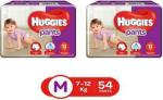 Huggies Baby Diapers Medium 108 Pieces |Pack of 2