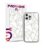 PROSKINS Mono Triangles 3D Textured Mobile Back Skin/Sticker Only for Samsung Galaxy F13 2022 (SM-E135F)