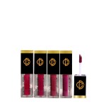 COLORDRAMA Everlasting Liquid Mousse Lip Colour | Perfect Matte Finish | Wheatish To Dusky Skin | Cruelty Free | Pack of 4