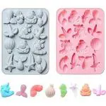 MoldBerry Cake Tools Mold Silicone Gummy Bear Chocolate Mold Candy Maker Ice Tray Jelly Moulds(Pack of 2)