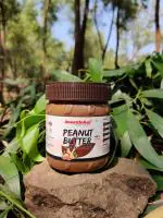 OveeGlobal High Protein Premium Dark Chocolate Crunchy Peanut Butter 360gm