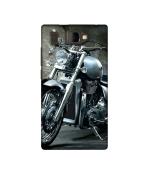 Casotec Motorcycle Design Printed Silicon Soft TPU Back Case Cover for Panasonic P66 Mega