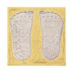 Osasbazaar Sterling Silver Laxmiji Charan Paduka - 90%-92.5% Pure BIS Hallmarked