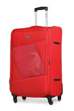 Verage Falcon Red Check In 4 Wheels Soft Suitcase 79 cm