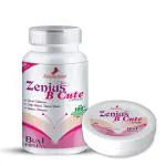 Zenius B Cute Kit for breast reduction & bust tightening | 60Capsules + 50gmCream