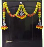 afarza Toran for Main Door Latest Home Decoration Entrance Hanging Handmade Bandarwal Atificial Marigold Flower Garlands Gift Item