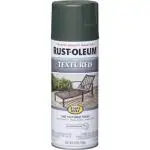 Rust-Oleum STOPS RUST 7222830 Textured Spray Paint FOREST GREEN, 340 grams