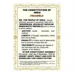 PnF Paper Constitution Of India Preamble Wall Poster, Medium