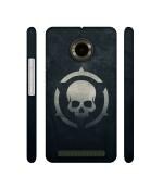 Casotec Skull Pattern Print Design 3D Printed Hard Back Case Cover for Yu Yunique