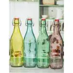 Goodhomes Color Glass Bottle (Set of 4pcs) 1000ml