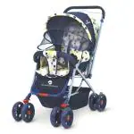 StarAndDaisy Vibrant Baby Stroller and Pram Reversible Handlebar with Mosquito Net & Wheel Brakes