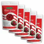Garden Genie Organic Rose Grow, Rose Fertilizer for Flowering Plants, Complete Nutritional Essential Rose Food for All Types of Rose Plants and Flower Blooms - 4 kg (5 Packs of 800g)