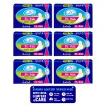 Seabird Trifold 280mm XL Ultra Thin Soft & Rash Free Sanitary Napkin Pads With Quick Absorption and Anti Leak Flow Gel Technology Everyday Protection against Wetness Pocket Friendly Pack 36pads