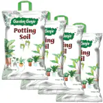 Garden Genie Potting Soil Mix enriched Gypsum, Dolomite & Mycorrhiza Bio Fertilizer - 20 Kg (4 Packs of 5 Kg)