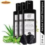 Herbal Khadi Activated Charcoal No Sulphates & Parabens Herbal Face Wash (Pack of 3) 630 ml