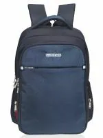 Cosmus Atomic Black Navy Blue Laptop Backpack