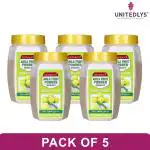 Unitedlys Organic Amla Powder (Seedless) Indian Gooseberry Powder for Skin and Hair Care, 200Grams - Pack of 5
