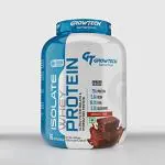 Growtech Nutrition Isolate Hydrolyzed Protein 2Kg| Chocolate Fudge Flavour| 66 Servings| 26G Protein Per Scoop| 10.2G Eaa| 5.6G Bcaa| Ultra-Filter Isolate & Hydrolyzed Protein| Gluten Free| Zero Sugar| Zero Fat| Zero Carb