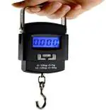 Kelo Luggage Weight Scale- 50Kg Portable Hanging Luggage Weighing Machine Digital for Weighing Household Items i.e. Waste Newspaper, Disposal ,Gas Cylinder,Weight Scale /126/UKac Weighing Scale (Multicolor)