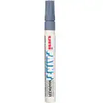 Uni-ball Permanent Paint Marker Pen, Px 20L, Grey Ink , Pack of 2