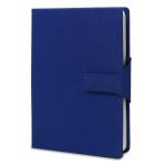 Lakeer A5 Size Diary Notebook 196 Ruled Pages Premium Fabric Cover with Magnetic Lock 80 GSM (Blue)