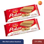 Lago Poker Wafers Hazelnut 300g (Pack of 2)