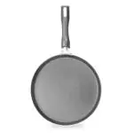 Orange ALUMINIUM NON-STICK DOSA TAWA/CHAPATI TAWA/ PARATHA TAWA 275 MM, 2.6 MM PLATINA SERIES WITH FREE NYLON SPATULA & SCRUBBER Tawa 27.5 cm diameter