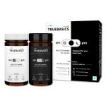 TrueBasics am:pm Multivitamin for Women, Energetic Day Formula & Relaxing Night Formula, with KSM 66 Ashwagandha & EnXtra, for Energy, Focus, & Restful Sleep, Clinically Researched, 30 Multivitamin Tablets