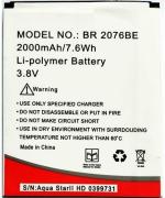 Mobcrown Giffen Mobile Battery Compatible with Intex Aqua Star II 2 (BR2076BE) - 2000 mAh