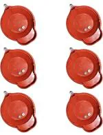 3A BRIGHT Led Diyas with Water Magic Sensing Technology Magic Water Sensor Eco-Friendly E-Diya Candle Plastic Table Diya Set (Pack of 6)