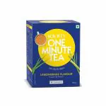 Society One Minute Tea | Lemongrass Flavour | Refreshing Lemongrass flavour | Flavoured Instant Tea | 14g X 10 Sachets (140g) | Pack of 1