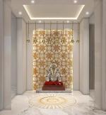 Ghungroo World Decorative Brass Silver Gold Hanging Bells with J Hooks/Hanging Bell for Pooja Room Christmas/Jingle Bell/Brass Bell for Temple/Length 11 inches with Chain