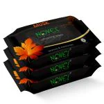 NOVEL Refreshing Wipes Musk Fragnance Pack of 3 (75 Wipes)