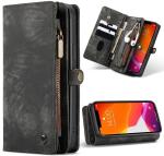 EXCLESIOR Apple iPhone 12 Mini Black Shockproof, 8 Card Slots, PU Leather Wallet Case Cover