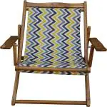 ROYAL BHARAT Solid Wood Outdoor Chair (natural colour, Pre-assembled)