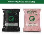 Goshudh Kala Namak 250g & Kalonji 100gm Combo Pack 350g