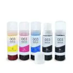 INKSPOT 003 Compatible Refill Ink for EP L3110, L3150, L3115, L3116, L3101, L3210, L3215, L3216, L3250, L1110, L3151, L3152, L3156, L5190 Printer (003 YCM + 2PCS Black)