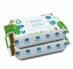 ARO KLEEN 99% Pure Water Cleansing Baby Wipes |Flip-Top Lid- 72 Wipes( PACK OF 2 )