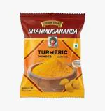 Shanmugananda TURMERIC POWDER (Haldi Powder) 100 Grams | 100% Pure and Natural Turmeric Powder Speacialy Made from Turmeric Rounds Only | A Trusted Brand Since 1944-Pack of 2
