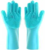 Fulkiza Silicon Gloves Wet And Dry Glove (Free Size)