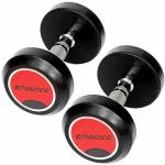 yash fitness Set Of 2.5KGX2 High Quality Rubber Professional Bouncer Dumbbells Fixed Weight Dumbbell (5 kg) *!
