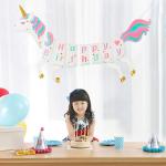 Sv Traders Unicorn Happy Birthday Banner Specially for Unicorn Theme Party