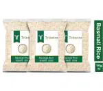 Trinetra Basmati Rice 3 kg (1Kg X 3 Pack)