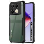 Fashionury Shockproof Crystal Clear Back Cover Case for Infinix Note 40 Pro Plus 5G | 360 Degree Protection | Protective Design | Transparent Back Cover Infinix Note 40 Pro Plus 5G (Black Bumper)
